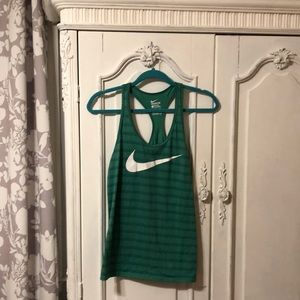 Nike women's tank top green and blue size large